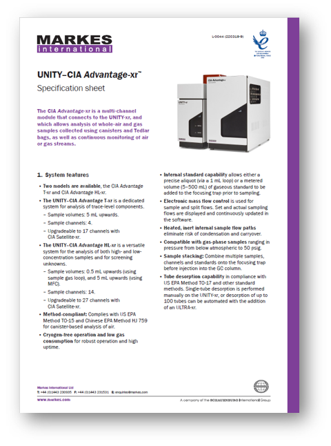 UNITY-CIA Advantage-xr
