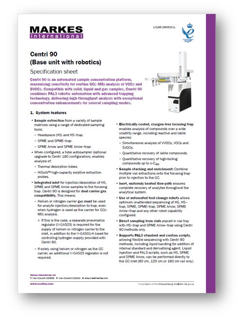 Centri 90 Base Unit With Robotics