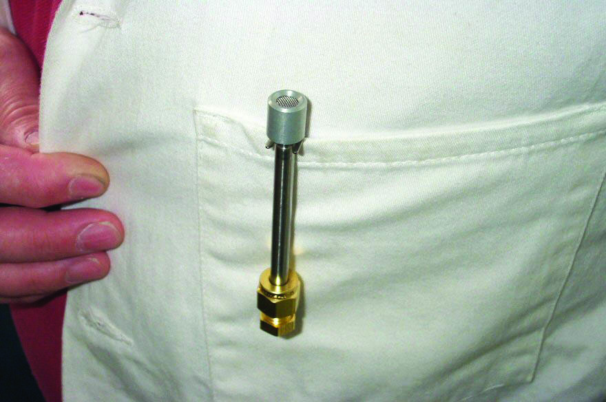 Diffusive Tube On Lapel