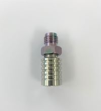 Female Quick Connect Valve to 1/4 inch males compression, inert Image