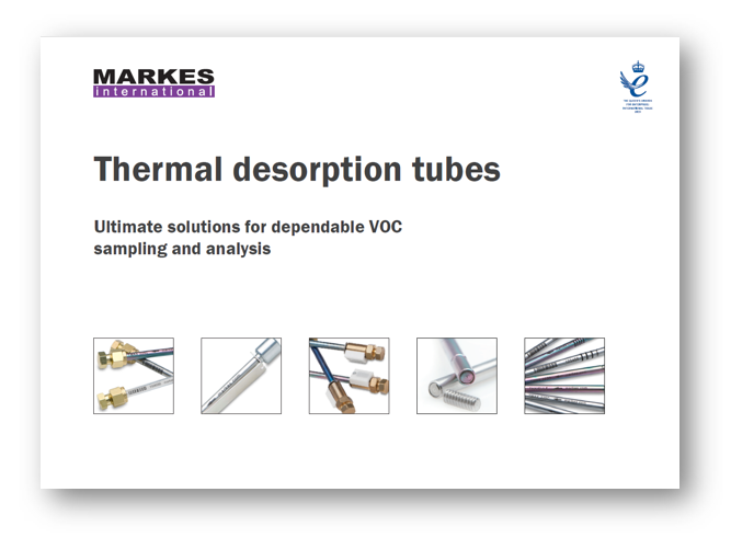 Thermal desorption tubes brochure