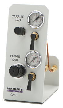 Markes International for use with Markes Thermal Desorption Instrumentation U-GAS01 Dual Regulator Pneumatics Accessory for Dry Gas and Carrier Gas Regulation
